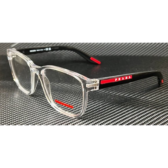 Prada Linea Rossa Mens 57mm Eyeglasses - Picture 1 of 4